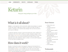 Tablet Screenshot of ketarin.org